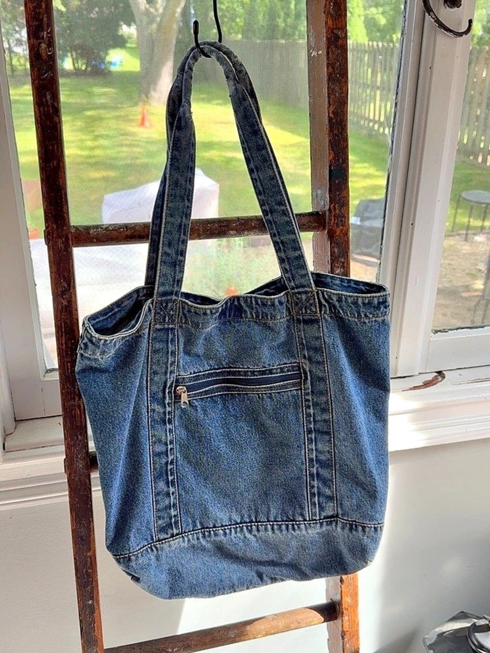 Denim Tote Bag
